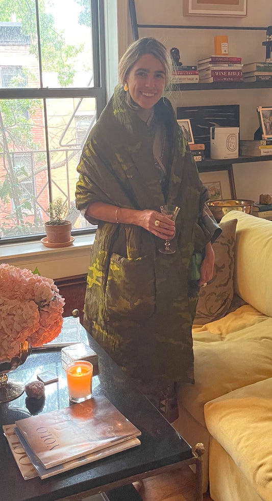 Camouflage Silk Wrap